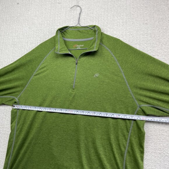 Cloudveil 1/4 Zip Pullover Mens 2XL Forest Green Long Sleeve Base layer Ski/Hike - Picture 7 of 13